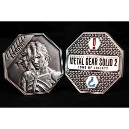 METAL GEAR SOLID 2 RAIDEN METAL COLLECTIBLE COIN REPLICA MONETA FANATTIK