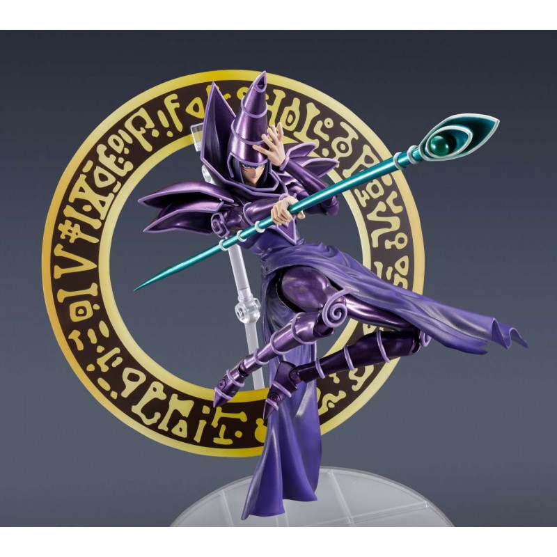 BANDAI YU-GI-OH! S.H. MONSTERARTS DARK MAGICIAN ACTION FIGURE