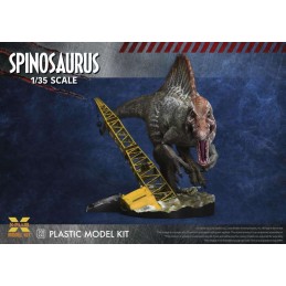 X-PLUS JURASSIC PARK SPINOSAURUS 1/35 MODEL KIT FIGURE DIORAMA