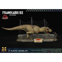 X-PLUS JURASSIC PARK TYRANNOSAURUS REX 1/35 MODEL KIT FIGURE DIORAMA