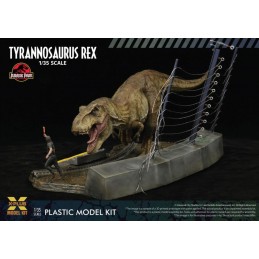 X-PLUS JURASSIC PARK TYRANNOSAURUS REX 1/35 MODEL KIT FIGURE DIORAMA