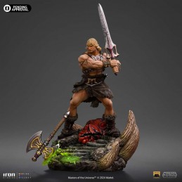 IRON STUDIOS MASTERS OF THE UNIVERSE HE-MAN UNLEASHED ART SCALE DELUXE 1/10 STATUE FIGURE