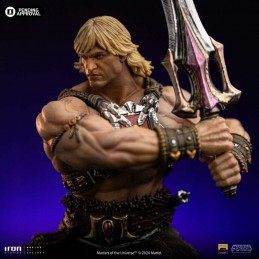 IRON STUDIOS MASTERS OF THE UNIVERSE HE-MAN UNLEASHED ART SCALE DELUXE 1/10 STATUE FIGURE