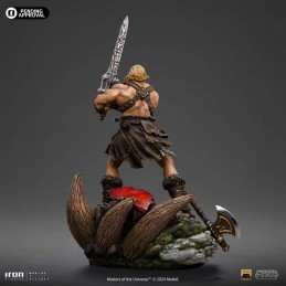 IRON STUDIOS MASTERS OF THE UNIVERSE HE-MAN UNLEASHED ART SCALE DELUXE 1/10 STATUE FIGURE