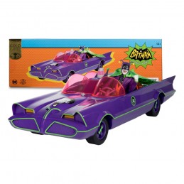 DC RETRO BATMAN '66 BATMOBILE CON JOKER ACTION FIGURE MC FARLANE