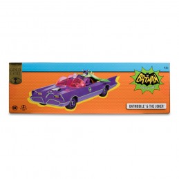 DC RETRO BATMAN '66 BATMOBILE CON JOKER ACTION FIGURE MC FARLANE