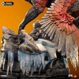 JURASSIC WORLD DOMINION PYRORAPTOR ART SCALE 1/10 STATUA FIGURE IRON STUDIOS