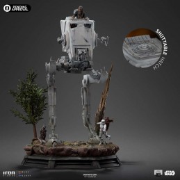 STAR WARS AT-ST AND CHEWBACCA ART SCALE 1/20 STATUA FIGURE IRON STUDIOS