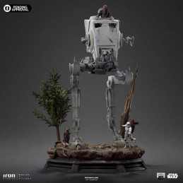 STAR WARS AT-ST AND CHEWBACCA ART SCALE 1/20 STATUA FIGURE IRON STUDIOS