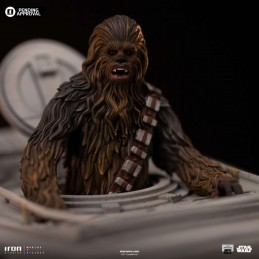 STAR WARS AT-ST AND CHEWBACCA ART SCALE 1/20 STATUA FIGURE IRON STUDIOS