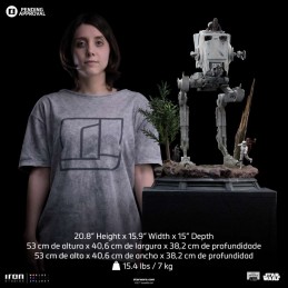 STAR WARS AT-ST AND CHEWBACCA ART SCALE 1/20 STATUA FIGURE IRON STUDIOS