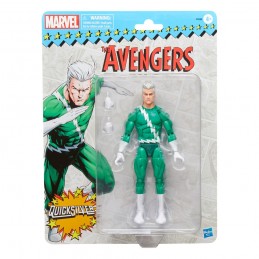 HASBRO MARVEL LEGENDS RETRO COLLECTION THE AVENGERS QUICKSILVER ACTION FIGURE