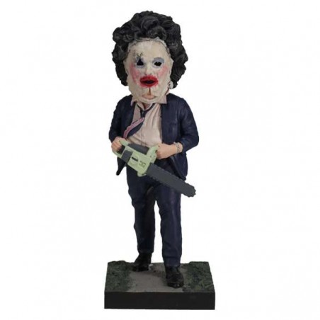 LEATHERFACE PRETTY WOMAN MASK BOBBLE HEAD FIGURE