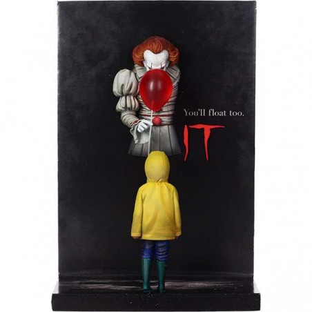 IT PENNYWISE AND GEORGIE 3D POSTER FIGURE STATUE