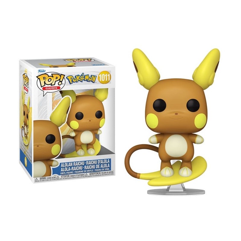 FUNKO POP! POKEMON ALOLAN RAICHU BOBBLE HEAD FIGURE FUNKO