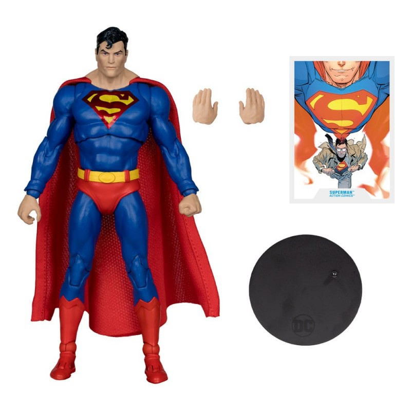 MC FARLANE DC MULTIVERSE SUPERMAN ACTION COMICS GOLD LABEL 18CM ACTION FIGURE