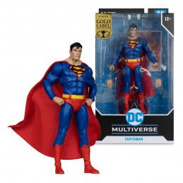 MC FARLANE DC MULTIVERSE SUPERMAN ACTION COMICS GOLD LABEL 18CM ACTION FIGURE