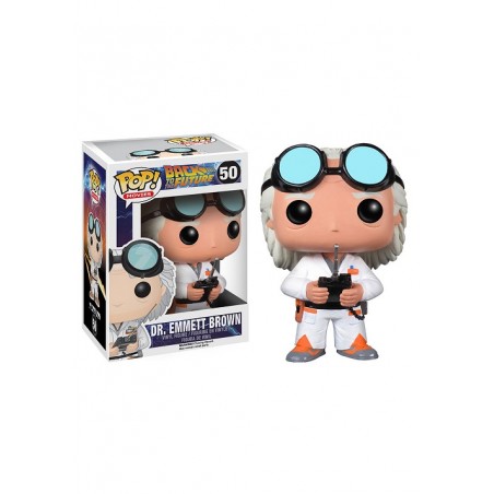 FUNKO POP! BACK TO THE FUTURE DR. EMMETT BROWN 50 BOBBLE HEAD KNOCKER FIGURE