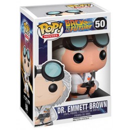 FUNKO POP! BACK TO THE FUTURE DR. EMMETT BROWN 50 BOBBLE HEAD KNOCKER FIGURE FUNKO