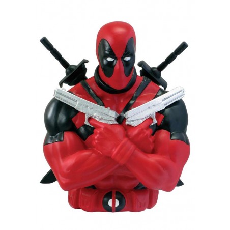 MARVEL DEADPOOL BUST BANK SALVADANAIO FIGURE