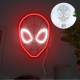 SPIDER-MAN MASK LED NEON LIGHT LAMPADA PALADONE PRODUCTS