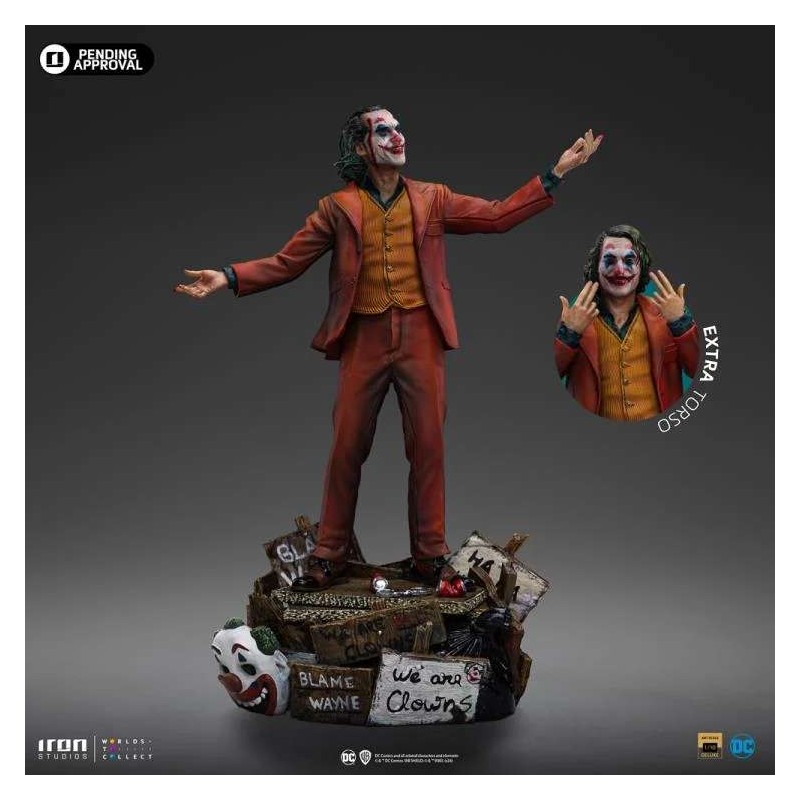 JOKER ARTHUR FLECK ART SCALE 1/10 STATUA FIGURE IRON STUDIOS