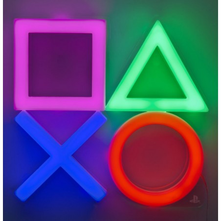 PLAYSTATION SYMBOLS LED NEON LIGHT LAMPADA