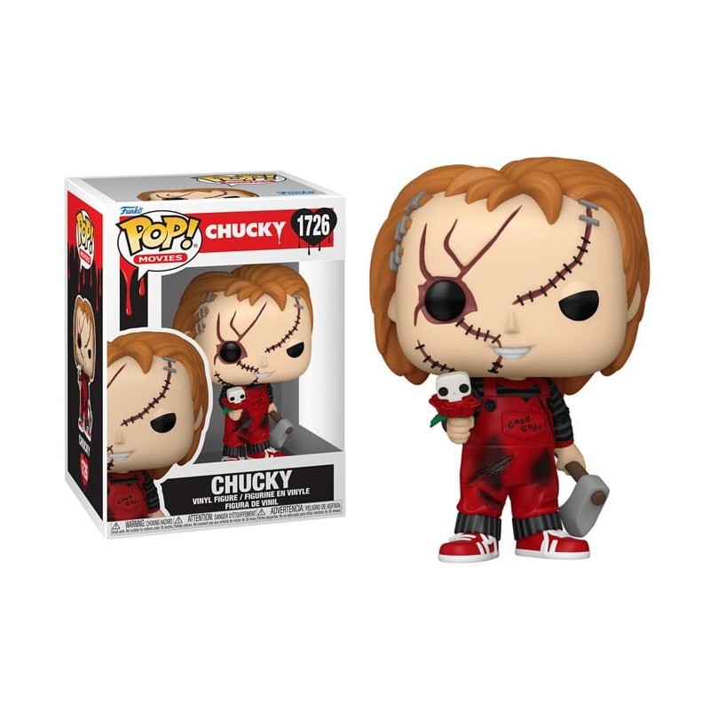 FUNKO POP! CHUCKY VALENTINE BOBBLE HEAD FIGURE FUNKO