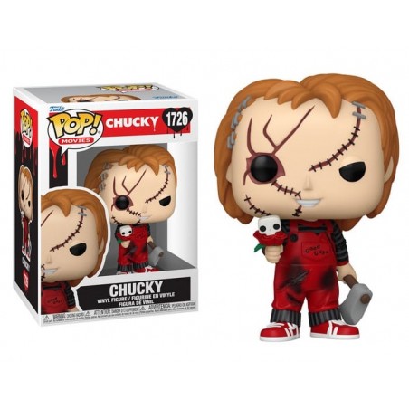 FUNKO POP! CHUCKY VALENTINE BOBBLE HEAD FIGURE