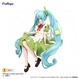 FURYU HATSUNE MIKU FLOWER FAIRY CLOVER VERSION NOODLE STOPPER FIGURE STATUE