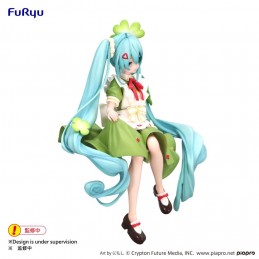 FURYU HATSUNE MIKU FLOWER FAIRY CLOVER VERSION NOODLE STOPPER FIGURE STATUE