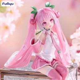 FURYU HATSUNE MIKU SAKURA 2024 PEARL VERSION NOODLE STOPPER FIGURE STATUE