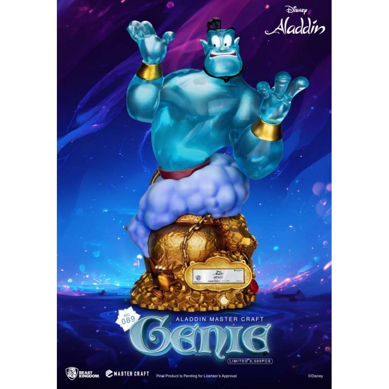 BEAST KINGDOM DISNEY ALADDIN GENIE MASTER CRAFT STATUE RESIN FIGURE