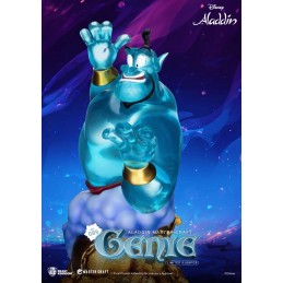 DISNEY ALADDIN GENIE MASTER CRAFT STATUA RESINA FIGURE BEAST KINGDOM