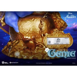 DISNEY ALADDIN GENIE MASTER CRAFT STATUA RESINA FIGURE BEAST KINGDOM