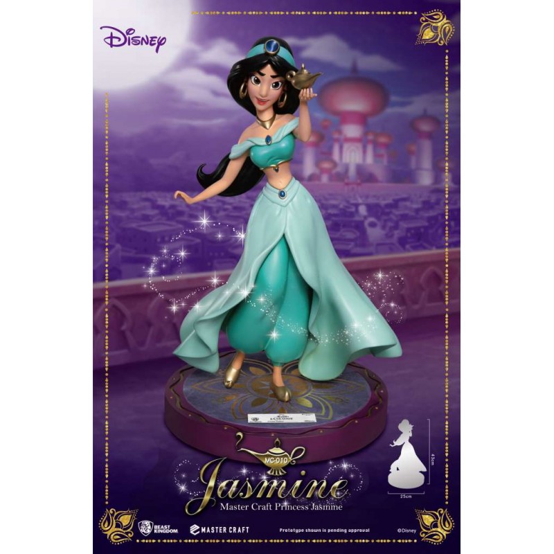 DISNEY ALADDIN PRINCESS JASMINE MASTER CRAFT STATUA RESINA FIGURE BEAST KINGDOM