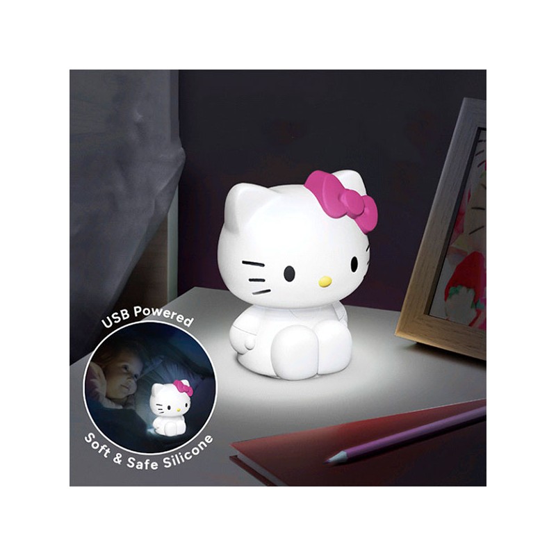 HELLO KITTY SILICONE LIGHT LAMPADA 18CM PALADONE PRODUCTS