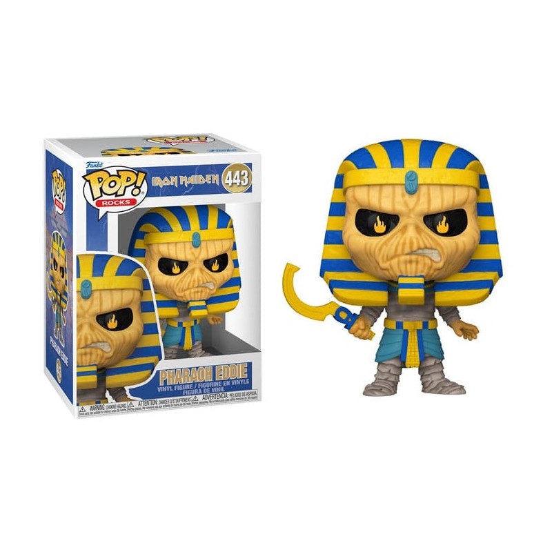 FUNKO POP! IRON MAIDEN PHARAOH EDDIE BOBBLE HEAD FIGURE FUNKO