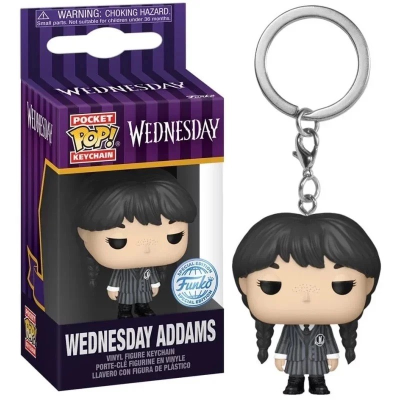 WEDNESDAY ADDAMS POCKET POP! KEYCHAIN PORTACHIAVI FUNKO