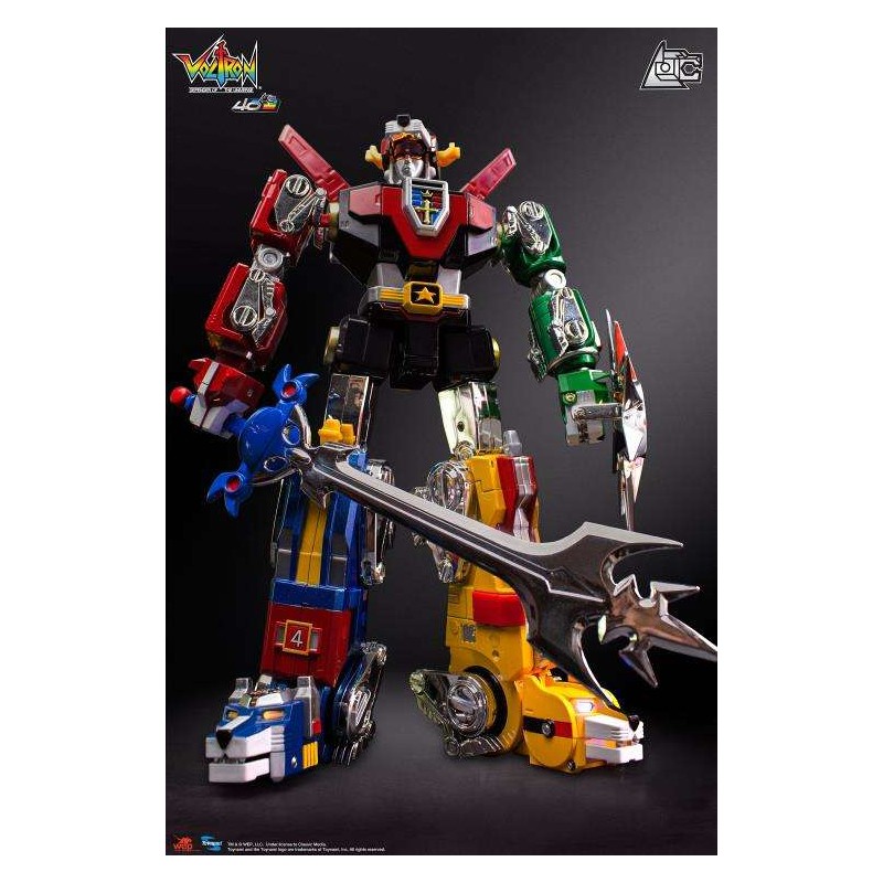 TOYNAMI VOLTRON 40TH ANNIVERSARY COLLECTOR SET 28CM ACTION FIGURE