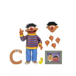 NECA SESAME STREET ERNIE ULTIMATE 17CM ACTION FIGURE