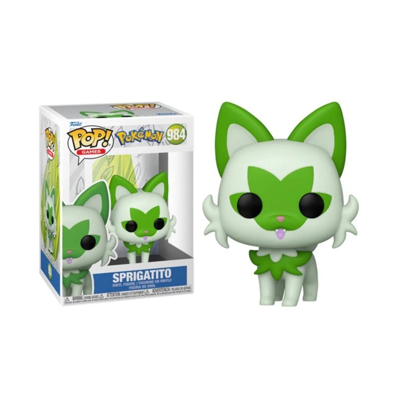 FUNKO POP! POKEMON SPRIGATITO BOBBLE HEAD FIGURE FUNKO