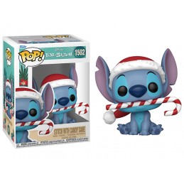 FUNKO FUNKO POP! LILO AND STITCH STITCH WITH CANDY CANE BOBBLE HEAD FIGURE