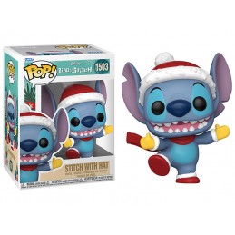 FUNKO FUNKO POP! LILO AND STITCH STITCH WITH HAT BOBBLE HEAD FIGURE