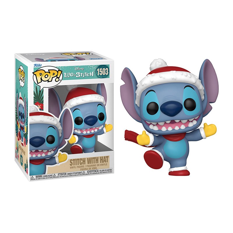 FUNKO FUNKO POP! LILO AND STITCH STITCH WITH HAT BOBBLE HEAD FIGURE