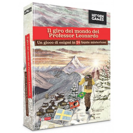 HIDDEN GAMES IL GIRO DEL MONDO DEL PROFESSOR LEONARDO - ITALIAN BOARDGAME