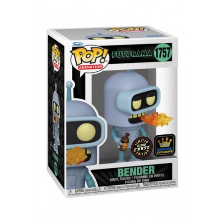 FUNKO POP! FUTURAMA BENDER CHASE EDITION BOBBLE HEAD FIGURE