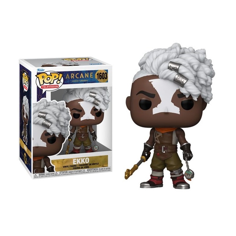 FUNKO POP! ARCANE LEAGUE OF LEGENDS EKKO BOBBLE HEAD FIGURE FUNKO