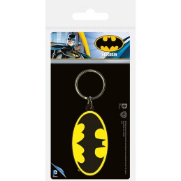 DC COMICS BATMAN LOGO PORTACHIAVI IN GOMMA PYRAMID INTERNATIONAL