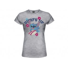 T SHIRT LADY LILO AND STITCH SURFS UP STITCH